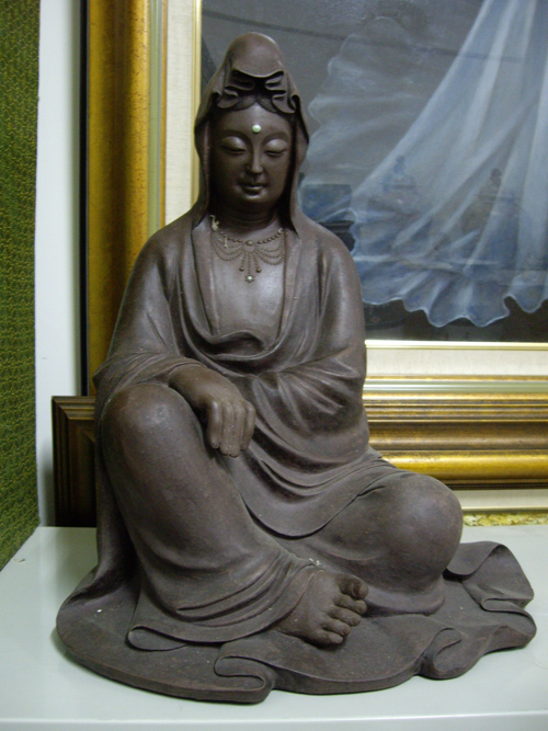 史小明 觀自在菩薩 紫砂雕塑